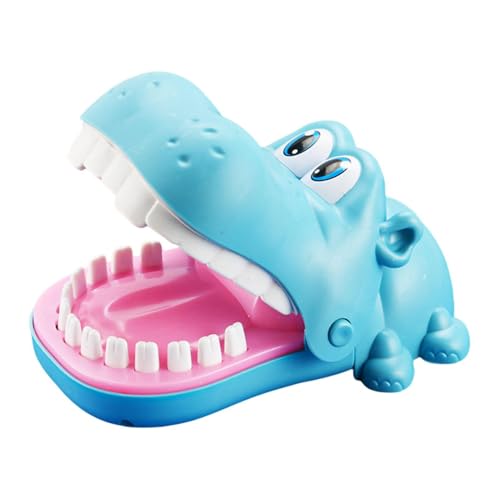 Das Hippo-Zahnset mit Zähnen zum Rennen, Fingerspiel | schnelle Reaktion des klassischen Spielzeugs für Erwachsene und Erwachsene