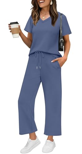 WIHOLL Two Piece Sets For Women Summer Loungewear Matching Sets...