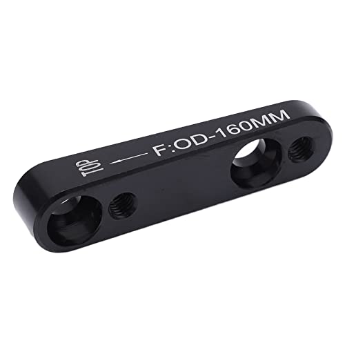 Mountain Bike Disc Brake Caliper Mount Adapter Flat Disc Brake Mount Adapter for Road Bike, Simple for All Cyclists, Aluminium Alloy (F140/160) (R160)