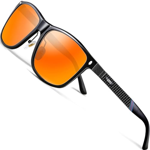 Attcl Gafas De Sol Polarizadas Hombres: Protección Uv, Ligeras Y Duraderas - Ideales Para Conducir, Pescar Y Deportes Red Attcl Gafas De Sol Polarizadas Hombres: Protección Uv, Ligeras Y Duraderas - Ideales Para Conducir, Pescar Y Deportes Red