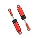 FMingNian 2 stücke Legierung Stoßdämpfer für WPL 1:16 Henglong C-14 C-24 Pickup Crawler Half LKW RC Auto Ersatzteile Upgrade modifizierte Teile (Farbe : Rot)