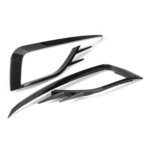 Couteau vent calandre avant Golf MK7.5 texture carbone contre look plastique usé