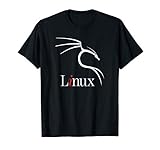 Kali Linux tagline T-Shirt w/ White Dragon OpenSource Os Tee