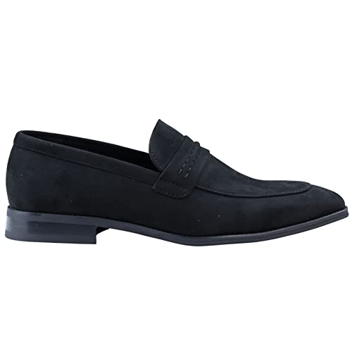 Mocasines de cuero para hombre TruClothing con forro interior de alta calidad