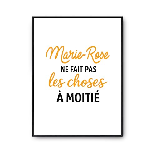 Affiche Marie-Rose décoration murale haut de gamme pour intérieur moderne