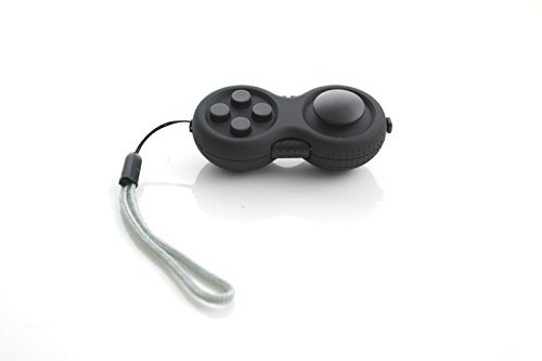 Wefidget Fidget Pad - 9 Fidget Features, Perfect For Skin Pickers, Add, Adhd, Anxiety And Stress Relief, Black Edition #TOP3