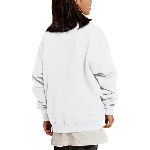 Boys Girls Fleece Lined Sherpa Sweatshirt Kids Warm Winter Crewneck Pullover Sweater4