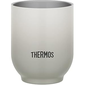 サーモス(THERMOS) ステンレス鋼 真空断熱カップ 240ml ライトグレー 湯吞み JDT-240 LGY