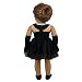 MY GENIUS DOLLS Clothes and Accessories - Breakfast at Tiffany's Inspired - Fit 18 inch dolls like Our Generation, My Life as and American Girl Doll. With Gloves,Shoes,Tiara,Necklace.Doll not Included