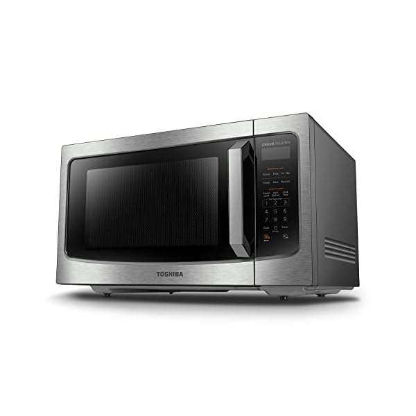 TOSHIBA MLEM45PIT(SS) Countertop Microwave Oven with Inverter Technology, Kitchen Essentials