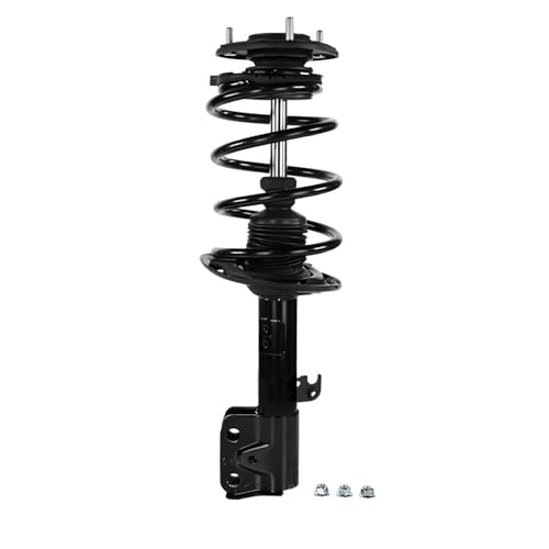 Image of Detroit Axle - 1.8L Front Struts Kit for 2014 2015 2016 2017 2018 2019 Toyota Corolla, 2 Struts with Coil Spring Assembly 2 Sway Bar Links 2 Outer Tie Rods Replacement Suspension