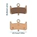 SG Store Pair of Sintered Metallic Disc Brake Pads Compatible with Hayes Dominion A4 High-Durability Replacement Set for Mountain Bikes