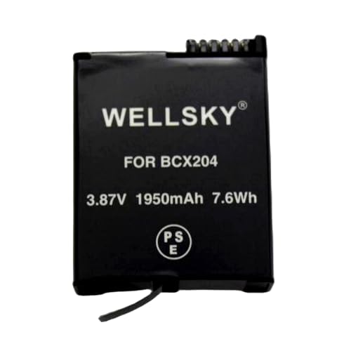 WELLSKY BCX204 BCX202 互換バッテリー 純正品と同じよう使用可能 Osmo Action 5 Pro/Osmo Action 4 / Osmo Action 3 / Osmo 360