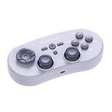 ShanWan Wireless Bluetooth Controller, Hall Effect Adjustable Joystick & Micro Buttons, Retro Mini Gamepad for Switch/Switch 2 (Firmware Upgrade), Steam Deck, PC, iOS, Android, macOS