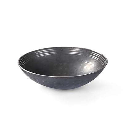 VISMAY'S Iron Kadai Without Handle for Kitchen (5 Litre)