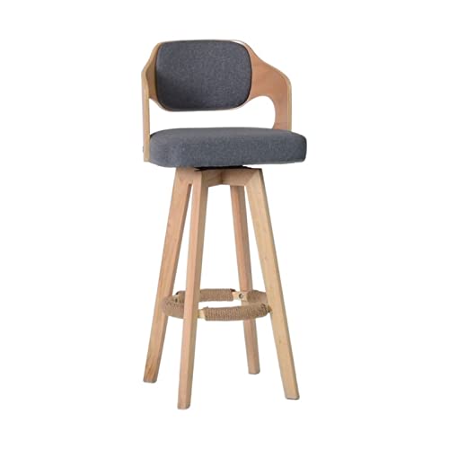 Chaise de bar confortable 76 cm au design épuré et moderne