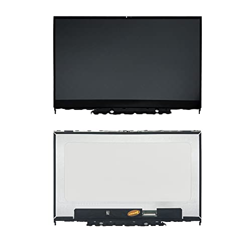 Image of Replacement for Dell Inspiron 14 5410 2-in-1 P147G P147G002 14.0 inches FHD 1920x1080 IPS LCD Display Touch Screen Digitizer Assembly Bezel with Touch Control Board (40Pin Connector)