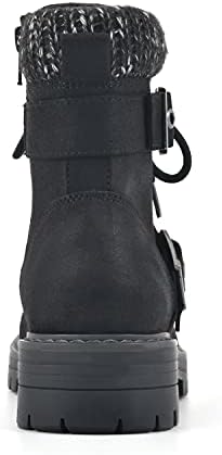 CLIFFS BY WHITE MOUNTAIN Shoes Women's Marlee Ankle Boot, Black/Fabric, 9 M | Image 3