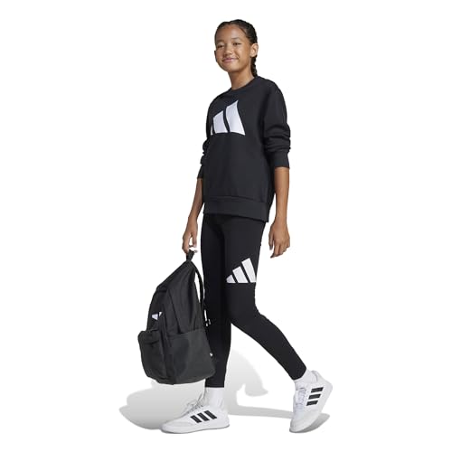 adidas Mädchen Essentials LINEAR Logo Leggings, Black/White, 9-10 Years