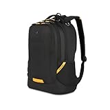 SwissGear Cecil 5505 Laptop Backpack, Black/Gold, 18-Inch