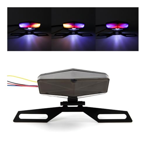 Feu arrière LED pour moto 12V universel compatible motocross - 6