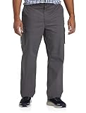 True Nation Ripstop Utility Cargo Pants Dark Grey 42 x 28