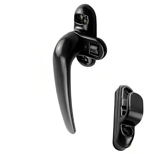 generic Aluminium Window Handle, Single Point Lock, Left Side, Black, Door & Window Replacement Handle-picture-10