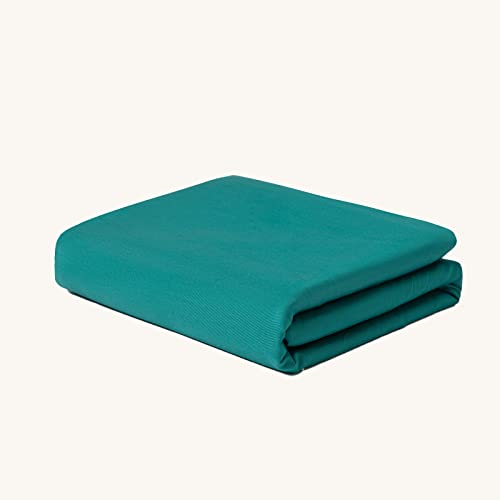 Aimon Coperta ponderata (122 x 183 cm, verde, per letto singolo, cerniera laterale), in cotone, coperta ponderata