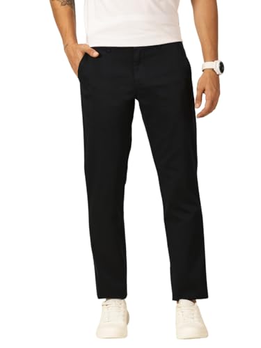Image of Thomas Scott Men's | Solid | 4 Slant Pockets | Regular Fit | Premiun Cotton | Formal wear Trouser | Casual Chino | Pants for Men (Plus Size)