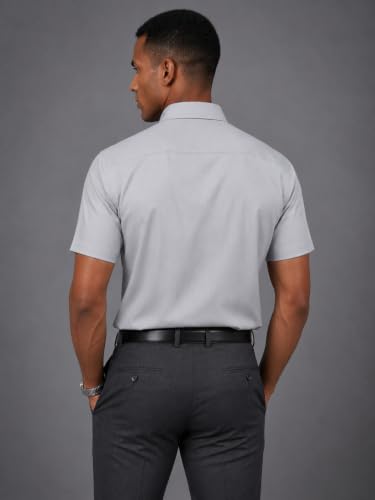 Image of Appel Touch Men's Cotton Blend Formal Shirt Half Sleeves