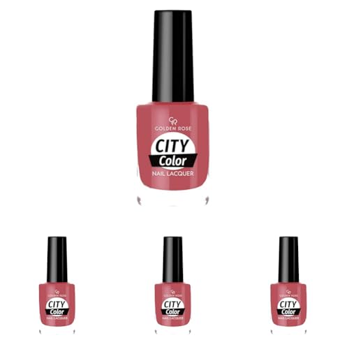 Golden Rose City Color Nail Lacquer Oje (No: 66) 4lü paket