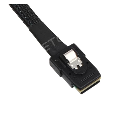 Cable MI-N SAS 4i 36P SFF 8087 a 4 SATA 7P 1 m miniatura 2