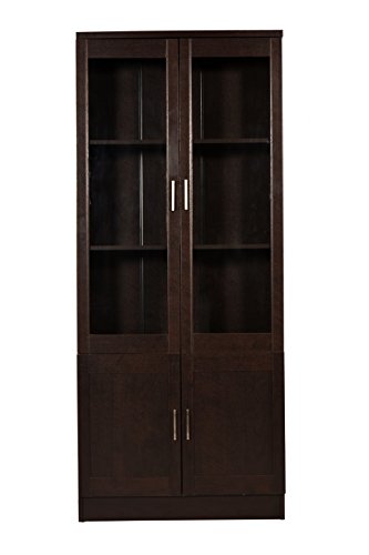 Image of DeckUp Versa Engineered Wood Book Shelf and Display Unit (Dark Wenge, Matte Finish)