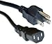 Huetron AC Power Cord Cable 6FT for Mitsubishi TV with a 3 Outlet Grounding Tap