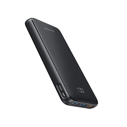 Charmast Batterie Externe Quick Charge 3.0 23800mAh avec lEcran LED Power Bank USB C 18W Power Delivery Compacte avec 4 Sorties et 2 Entrées Compatible avec iphone Samsung Huawei