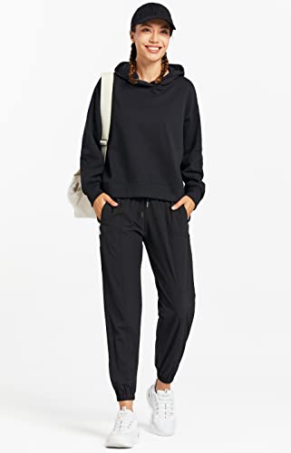 Women's Lightweight Joggers Quick Dry Hiking Running Pants Athletic Workout Track Casual with Zipper Pockets3