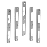 Gedotec ángulo de Cerradero con estrecha (Blind agarradores habitaciones puertas | Trabajos Para Bastidor de madera & para gefälzte puertas | Cerradero aspecto de acero