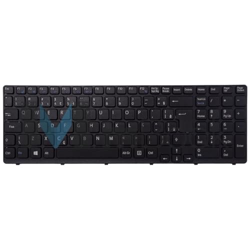 Teclado P/Sony Vaio Sve15 Sve151j11x Sve 15 Preto Abnt2 Ç