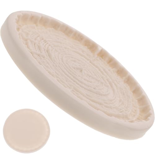 MUELODSIC Molde de Silicona Flexible para Hornear con Forma de Tronco de Árbol Molde para Fondant y Herramienta Duradera para Repostería Creativa y Manualidades Color Blanco