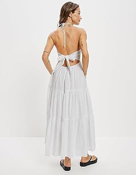 backless dress short sleeve Shapewear Bodycon Midi Dress | Low-Back Square Neck