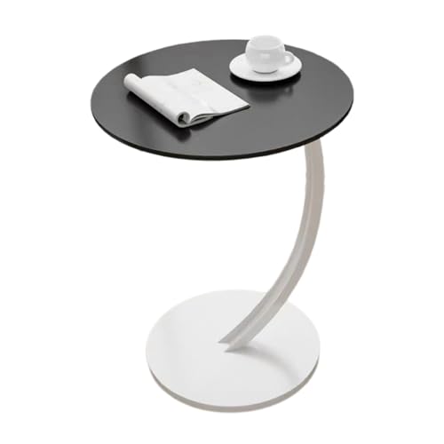 ソファーテーブル 組立簡単多機能 省スペース ソファーテーブル ソファミニ 白 丸 寝室 食卓 ベッド横 ソファーテーブル 一人暮らし 簡易 コンパクト 低い コーヒーテーブル 収納 高め 北欧 小さい ソファテーブル パソコン 御洒落 セット (黒+白の