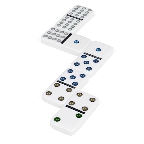 Spin Master Games 6061196 Cardinal Classics, Double Twelve Dominoes Set In Storage Tin thumb #4