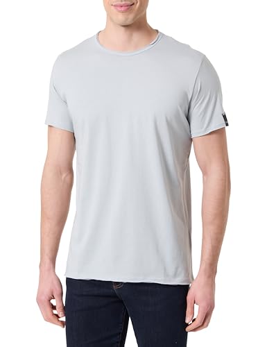 Replay M3466s Camiseta, 111 Ice Grey, XL Hombres