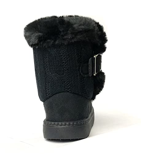 Image of REDVOLUTION SnowStar Snow Boots for Kids - Warm Winter Boots with Snowflake Print for Toddlers & Little Kids