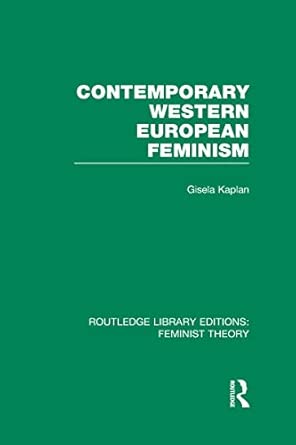 Contemporary Western European Feminism book cover