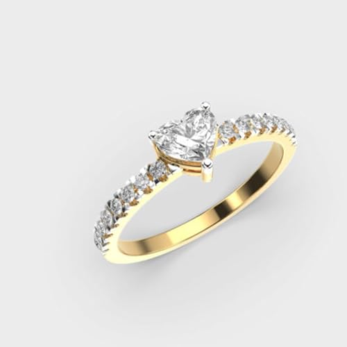Bague d'éternité en moissanite l'alternative durable à l'alliage terni - 2