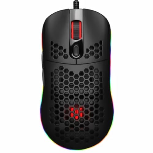 Mouse Gamer Revenger Tiger Chroma Com Rgb Led e 6200DPI Ajustável 7 Botões Colmeia Preto Sensor Ópti