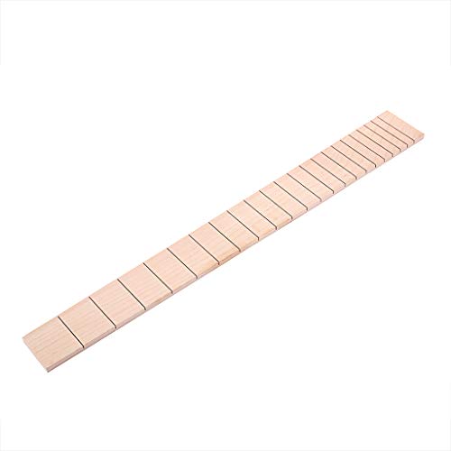 Alnicov 22 Fret Electric Guitar Fingerboard,Pre-Slotted Maple Wood Fretboard for Guitar Replacement Parts