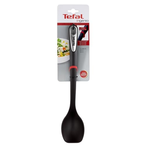 Miniatura 9 de Tefal Ingenio - Cuchara De Plástico Resistente Y Duradero, Termorresistente Hasta 230 Grados De Temperatura, Apta Para Lavavajillas, Rojo Y Negro, K20605