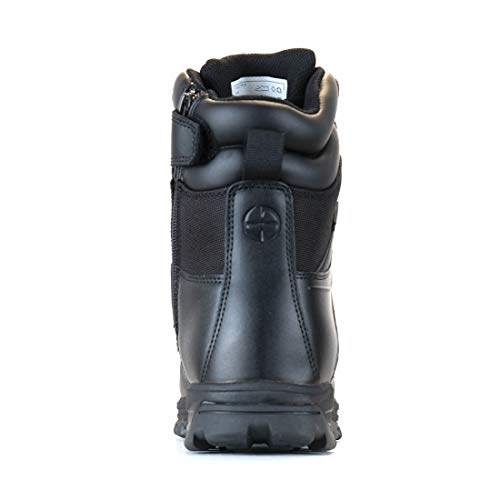 LA Police Gear Sector 8" Side-Zip Duty Boot, Men's Tactical Boots, Black Boots for Men3